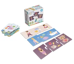 KukiKuk 80042 Ogromne puzzle trio Mój dzień / od 2 lat