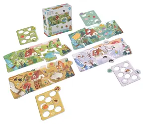 KukiKuk 80063 - Véééliké Puzzle lotto Seasons / from 2 years