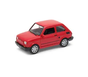 Welly Fiat 126 Toddler 1:34 czerwony