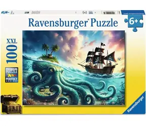 Ravensburger 120042631 Skarb piratów 100 elementów / wiek od: 6 lat / wersja: międzynarodowa