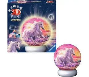 Ravensburger 120080541 Puzzle-Ball Horses (edycja nocna) / 72 elementy / wiek od: 6 lat / wersja: międzynarodowa 