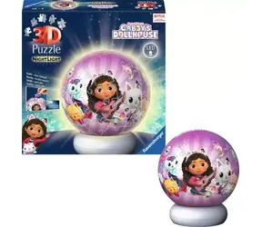 Ravensburger 120080596 Puzzle-Ball Domek dla lalek Gabby (edycja nocna) / 72 elementy / wiek od: 6 lat / wersja: międzynarodowa 