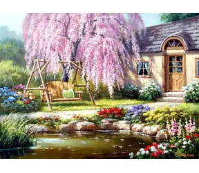 Puzzle ANATOLIAN Domek pod Wiśnią / 1000 elementów / od 12 lat