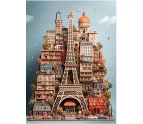 Puzzle ANATOLIAN Wieża Eiffla / 1000 elementów / od 12 lat