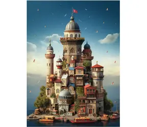 Puzzle ANATOLIAN Wieża Dziewicy / 1000 elementów / od 12 lat