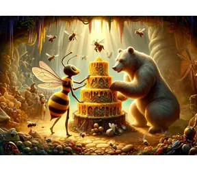 ART PUZZLE 35415 Puzzle Ciasto miodowe / 100 elementów / od 5 lat