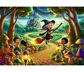 ART PUZZLE 35412 Puzzle Słodka Wiedźma / 100 elementów / od 5 lat