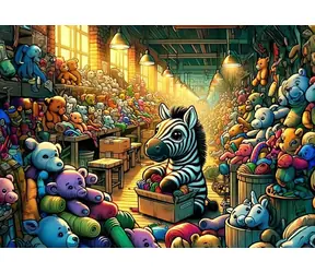 ART PUZZLE 35410 Puzzle Toy Factory / 100 elementów / od 5 lat