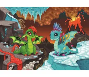 ART PUZZLE 4509 Puzzle Smoki / 100 elementów / od 6 lat
