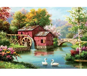ART PUZZLE 5188 Puzzle Stary Czerwony Młyn / 1000 elementów / od 15 lat