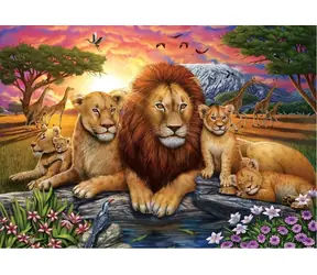 ART PUZZLE 5221 Puzzle Rodzina Lwów / 1000 elementów / od 15 lat