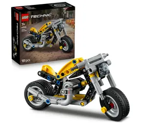 LEGO® Technic 42225 Żółty motocykl / Liczba elementów: 151 / od 7 lat