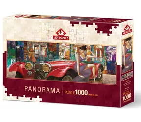 ART PUZZLE 4647 Puzzle panoramiczne Zaproszenie na wieczór / 1000 elementów / od 15 lat