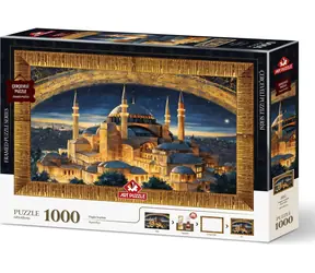 ART PUZZLE 5667 Puzzle z ramką i klejem 3w1 Hagia Sophia / 1000 elementów / od 15 lat