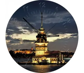 ART PUZZLE 4137 Zegar z puzzlami Wieża Dziewicza, Turcja / 570 elementów / od 14 lat