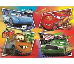 Clementoni 26332 Puzzle Auta: The Mighty Four MAXI 60 elementów / od 4 lat