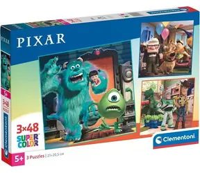 Clementoni 25065 Puzzle Disney Pixar 3x48 elementów / od 5 lat
