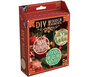 CRAFT ID DIY Drewniane ozdoby świąteczne