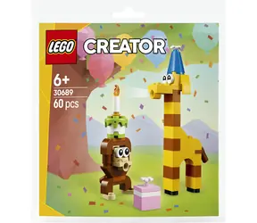 LEGO® Creator 30689 Zwierzęta na przyjęciu urodzinowym / Liczba elementów: 60 / od 6 lat
