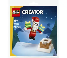 LEGO® Creator 30692 Komin i świąteczna zabawa z Mikołajem / Liczba elementów: 60 / od 6 lat