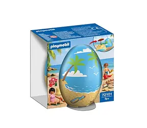 Playmobil® Family Fun 72101 Jajko do zabawy: Wakacje na plaży / Liczba elementów: 26 / od 4 lat