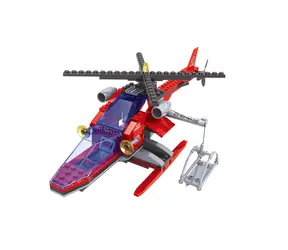 BLOXO 259782 Zestaw konstrukcyjny helikopter strażacki 168 elementów / od 6 lat