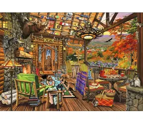 Puzzle BlueBird Adirondack Porch / 1000 elementów / od 14 lat
