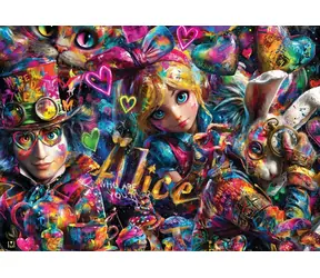 Puzzle BlueBird Alicja w Królestwie Graffiti / 2000 elementów / od 14 lat