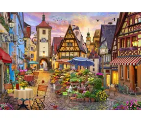 Puzzle BlueBird Bawarskie miasteczko / 1000 elementów / od 14 lat