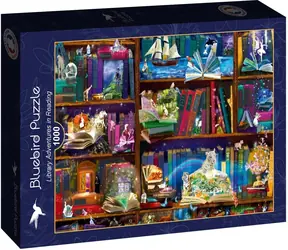 BlueBird Puzzle Adventures in the Library / 1000 elementów / od 14 lat