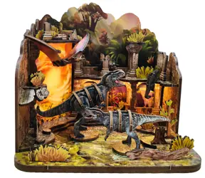 2Kids Toys Miniaturowy domek Zamek dinozaurów