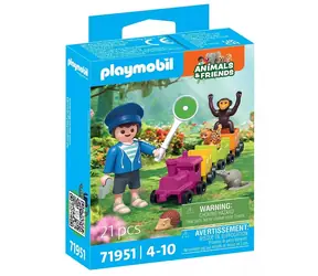 Playmobil® Animals & Friends 71951 Podróż pociągiem / Liczba elementów: 21 / od 4 lat
