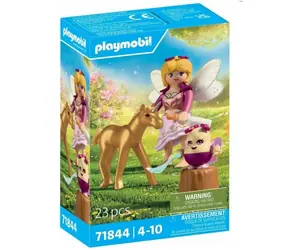 Playmobil® Magic 71844 Złoty jednorożec źrebak z wróżką / Liczba elementów: 23 / od 4 lat