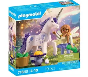 Playmobil® Magic 71843 Kolekcjonerski jednorożec Wesoła lawenda z wróżką / Liczba elementów: 19 / od 4 lat