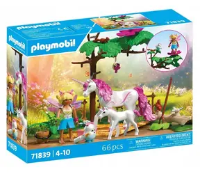 Playmobil® Magic 71839 Magiczna stajnia dla mamy jednorożca i źrebaka / Liczba elementów: 66 / od 4 lat