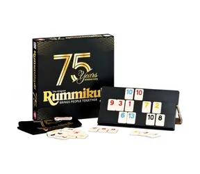 Piatnik Rummikub 75. rocznica / Czas trwania gry: 20-30 minut / Liczba graczy: 2-4 / od 7 lat 