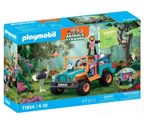Playmobil® Animals & Friends 71854 Kolorowy samochód terenowy / Liczba elementów: 49 / od 4 lat