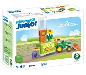 Playmobil® Junior 71773 Traktor z maszyną do sadzenia / Liczba elementów: 11 / od 1 roku życia