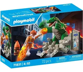 Playmobil® PLAYMO-FRIENDS 71831 Pojedynek z gigantyczną jaszczurką / Liczba elementów: 72 / od 4 lat
