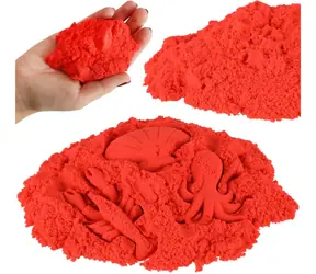 KIK Piasek kinetyczny czerwony 1kg / od 3 lat