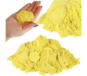 KIK Piasek kinetyczny żółty 1kg / od 3 lat