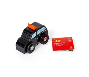 Bigjigs Toys Drewniana taksówka londyńska / od 3 lat