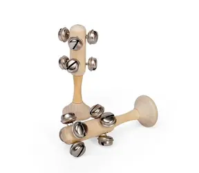 Bigjigs Toys Mini dzwonki naturalne 1 szt. / od 0 lat