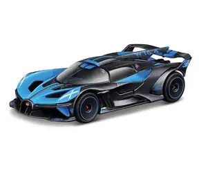Bburago RACE Bugatti Bolide w ozdobnym pudełku - metalik niebiesko-czarny 1:43 / od 14 lat