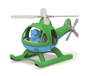 Helikopter Green Toys zielony / od 2 lat
