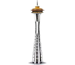 Puzzle 3D Metal Earth Seria Premium : Space Needle Wystawa Światowa 1962 / 109 elementów / od 14 lat