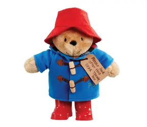 Tęczowy pluszowy Paddington z bucikami / od 10 miesięcy