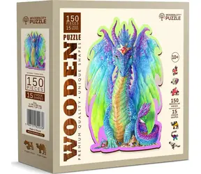 Wooden City Drewniane puzzle Majestic Dragon 150 elementów / od 10 lat
