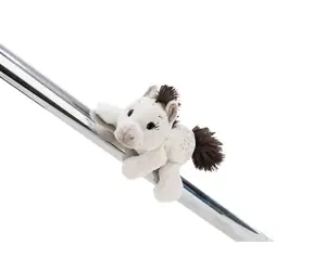 Nici GREEN magnes Pony Mony biały 12 cm / od 3 lat