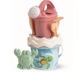 Zestaw do piaskowania oceanicznego Androni RECYCLING PASTEL z czajniczkiem - mały / od 10 miesięcy